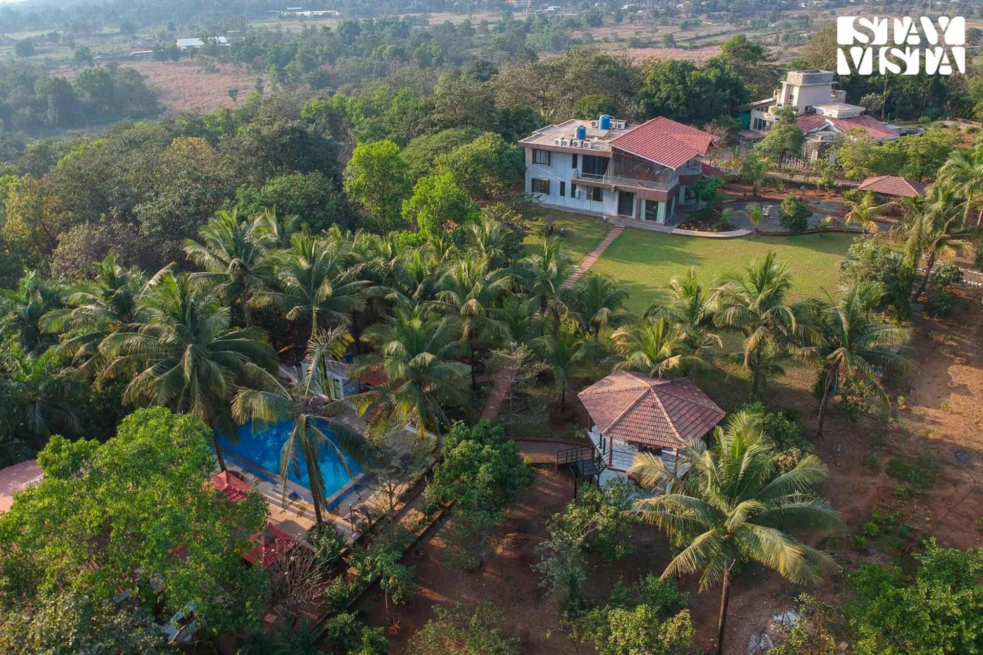 קארג'אט Stayvista'S Firefly Mountain Retreat - Villa With Private Pool, Gazebo & Terrace מראה חיצוני תמונה