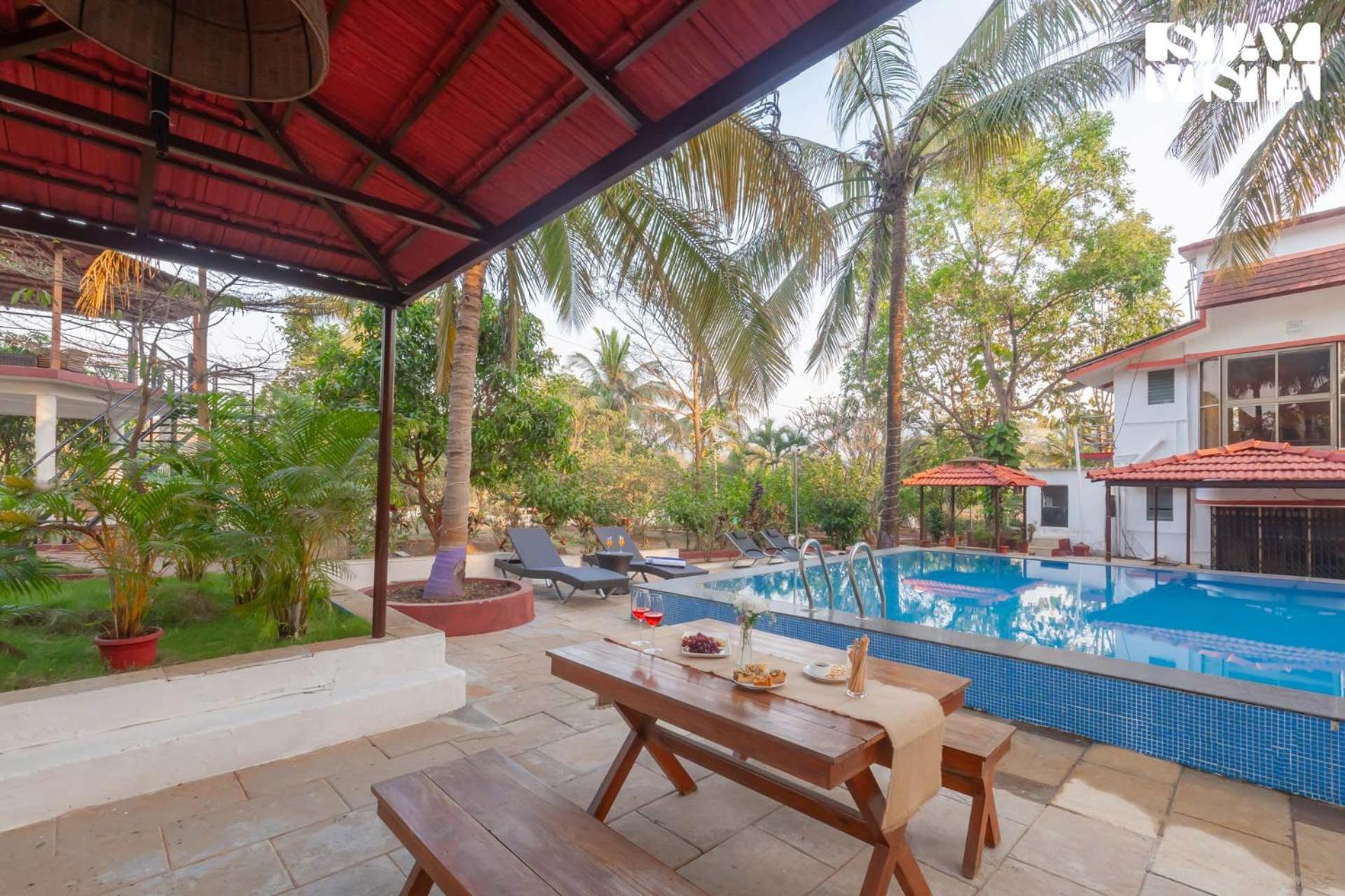 קארג'אט Stayvista'S Firefly Mountain Retreat - Villa With Private Pool, Gazebo & Terrace מראה חיצוני תמונה